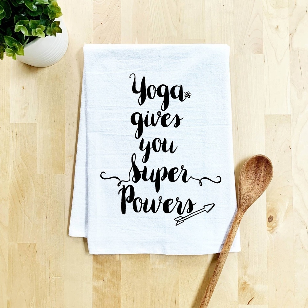 Set of 6 Dish YOGA Towels - 100% Cotton